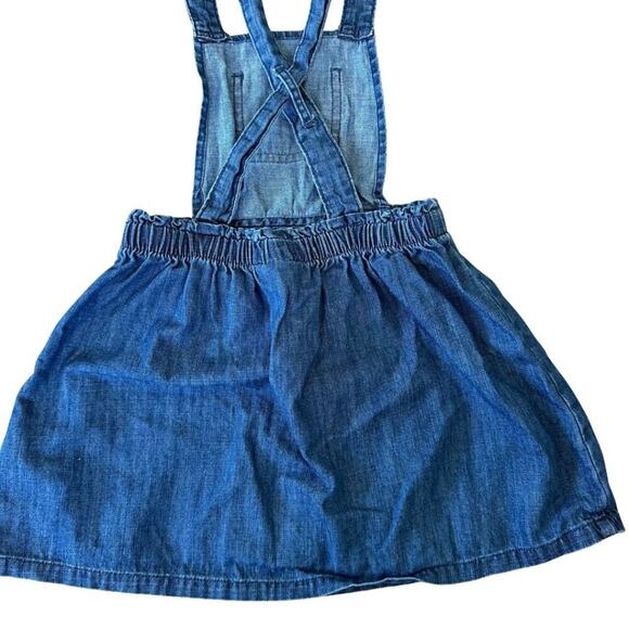 Cat & Jack Denim Jumper Cross Back Denim 3T - Picture 8 of 9